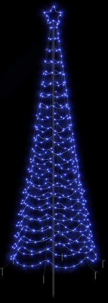 Spirális LED karácsonyfa földbe szúrható tüskével EKENAS 250 cm