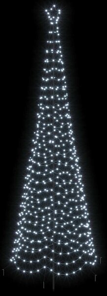 Spirális LED karácsonyfa földbe szúrható tüskével EKENAS 300 cm