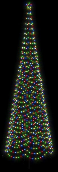 Spirális LED karácsonyfa földbe szúrható tüskével EKENAS 500 cm