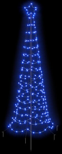 Spirális LED karácsonyfa földbe szúrható tüskével EKENAS 180 cm