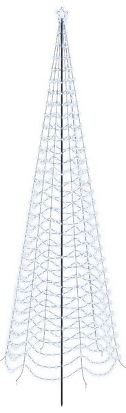 Spirális LED karácsonyfa földbe szúrható tüskével EKENAS 500 cm