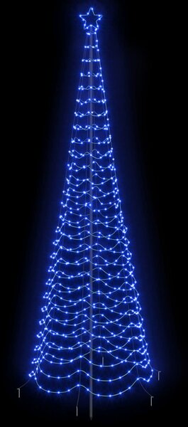 Spirális LED karácsonyfa földbe szúrható tüskével EKENAS 300 cm