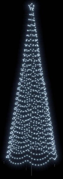 Spirális LED karácsonyfa földbe szúrható tüskével EKENAS 500 cm