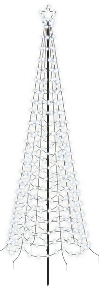 Spirális LED karácsonyfa földbe szúrható tüskével EKENAS 250 cm