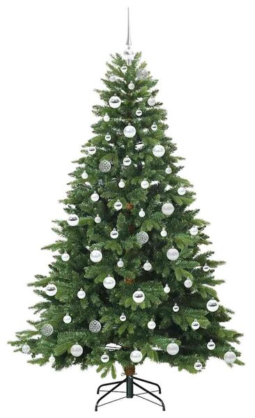 Mű karácsonyfa 300 LED-del állvánnyal Zöld 180 cm PE és PVC