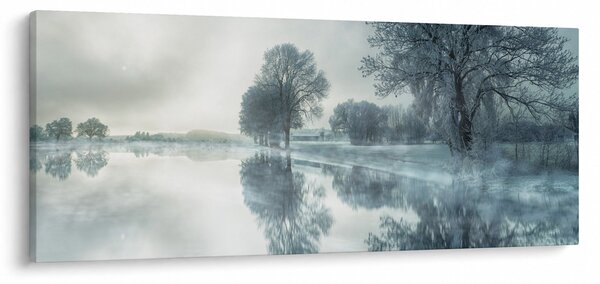 Téli természet képe (120x50 cm)