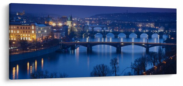 A prágai hidak képe (120x50 cm)