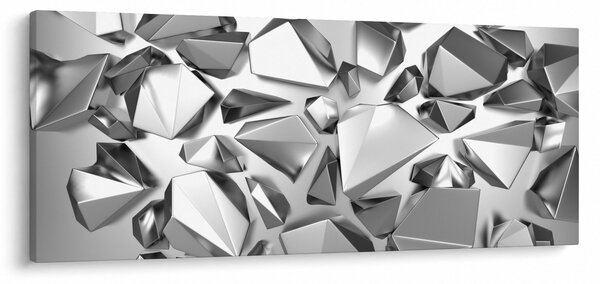 A 3D absztrakció képe (120x50 cm)