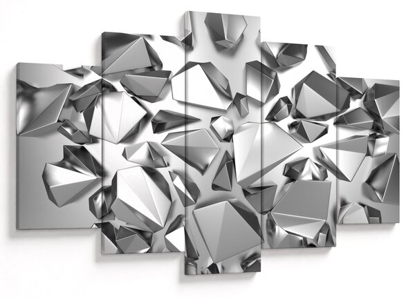 A 3D absztrakció képe (150x105 cm)