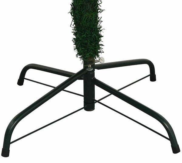 Zöld megvilágított műkarácsonyfa gömb szettel 240 cm L