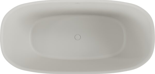 Mexen Como szabadon álló konglomerátum kád 150 x 82 cm, matt beton - 57311508261