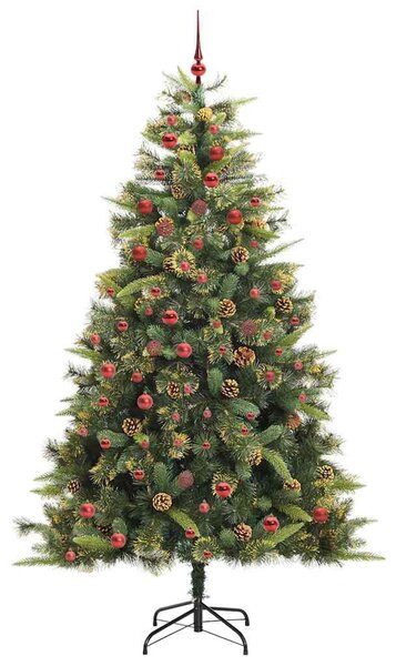 Műanyag Hajtogatós Karácsonyfa Tojásokkal Zöld 210 cm