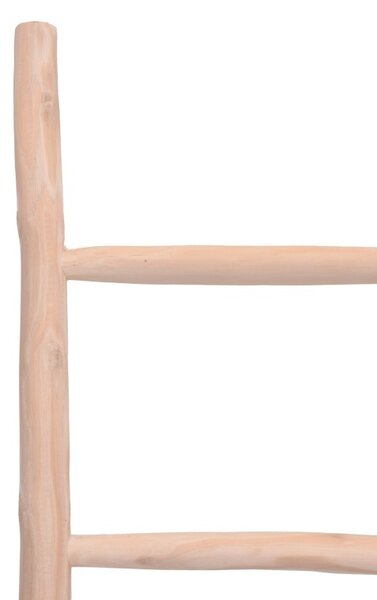 Létra formájú törölközőtartó, boho, Ladder, Pako World, natúr, 45x6x150 cm