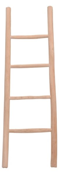 Létra formájú törölközőtartó, boho, Ladder, Pako World, natúr, 45x6x150 cm