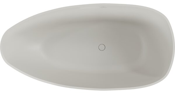 Mexen Imola szabadon álló konglomerátum kád 150 x 77 cm, beton matt - 57281507661