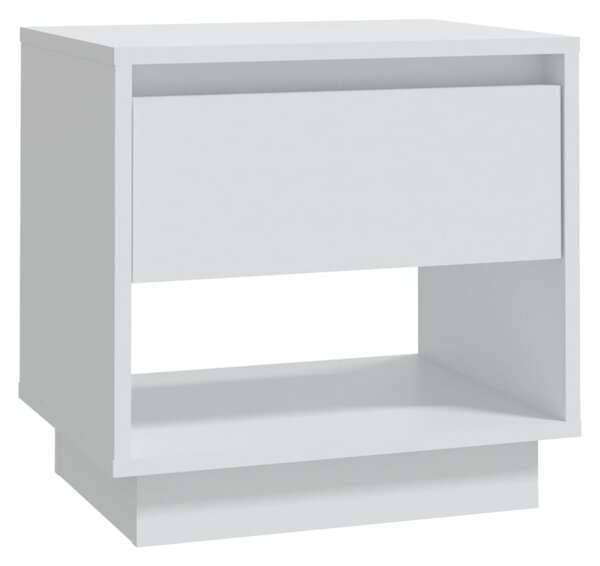 Fehér forgácslap éjjeliszekrény 45 x 34 x 44 cm