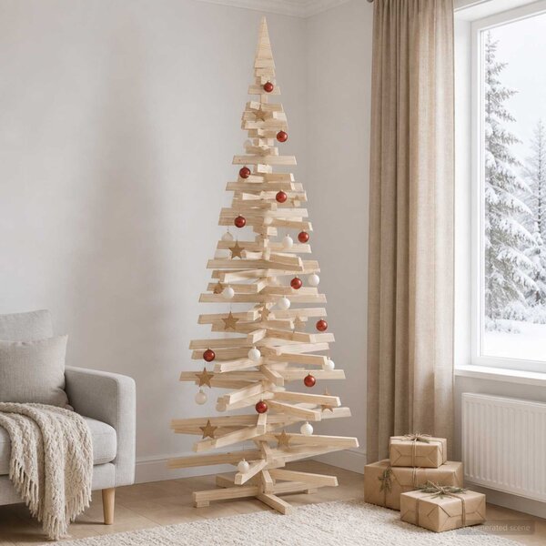 Fából készült Karácsonyfa KOTKA 240 cm Tömör Fenyőfa