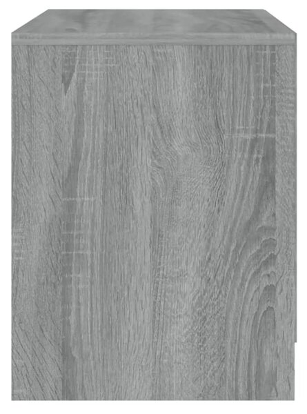 Szürke-sonoma színű forgácslap éjjeliszekrény 45x34,5x44,5 cm