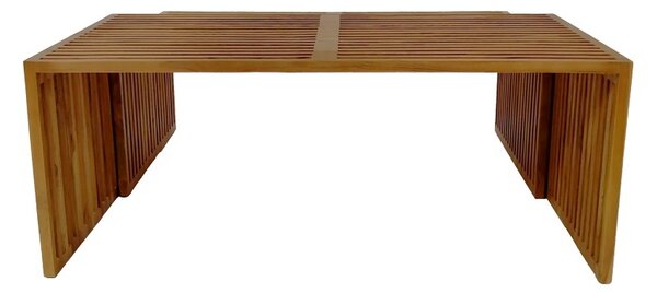 Kerti asztal szett, Tinnie Boho Pako World, natúr, 116x60x46 cm, 2 db-os