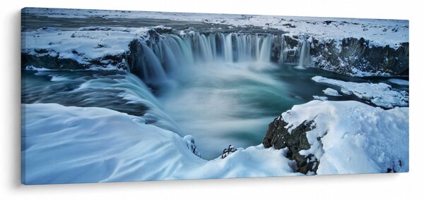 Kép - Istenek vízesése, Izland (120x50 cm)