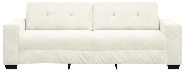3-Fős kanapé Krém 220 cm Bársony