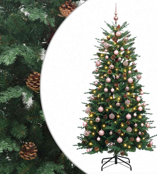 Műanyag Hajtogatós Karácsonyfa 180 cm 300 LED Meleg fehér