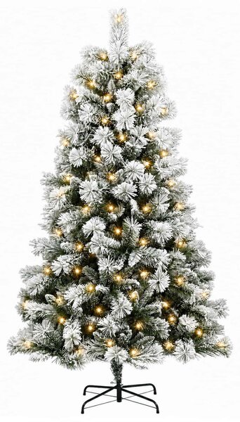 Műanyag Hajtogatós Karácsonyfa 150 cm 150 LED Meleg fehér
