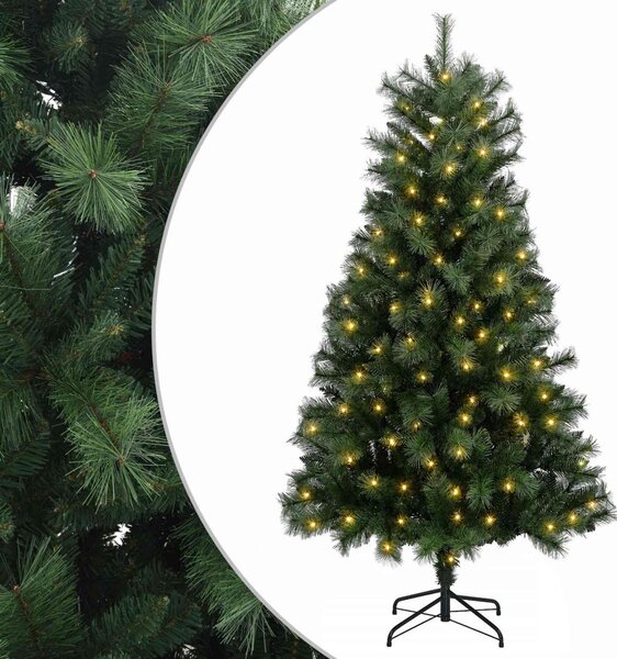 Műanyag Hajtogatós Karácsonyfa 150 cm 150 LED Meleg fehér