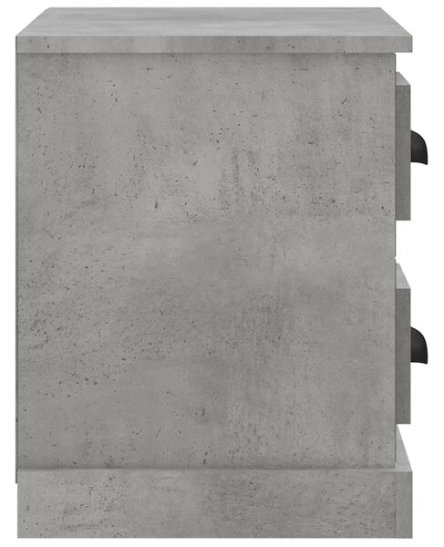 Betonszürke éjjeliszekrény 60x35,5x45 cm