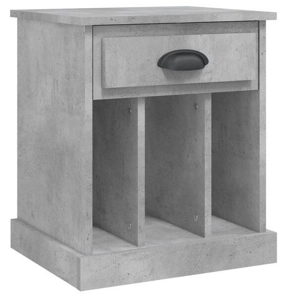 Betonszürke éjjeliszekrény 43x36x50 cm