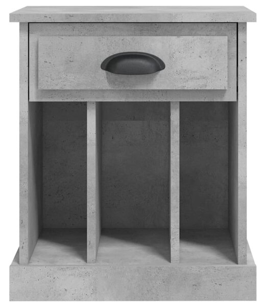 Betonszürke éjjeliszekrény 43x36x50 cm