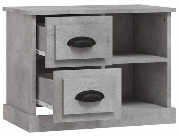 Betonszürke éjjeliszekrény 60x35,5x45 cm