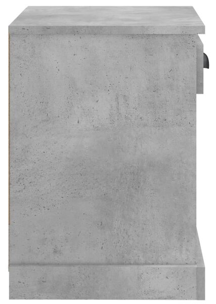 Betonszürke éjjeliszekrény 43x36x50 cm