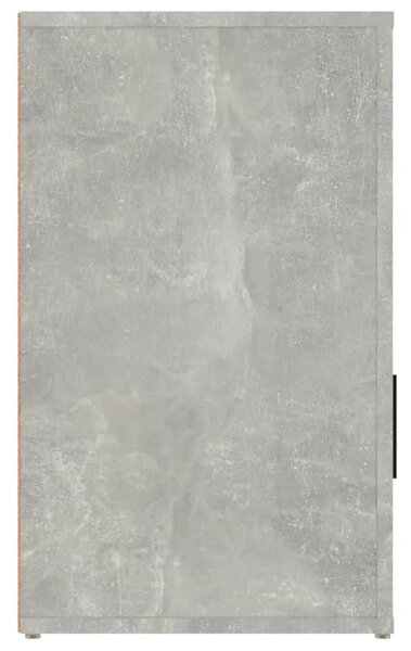 Betonszürke szerelt fa éjjeliszekrény 50 x 36 x 60 cm