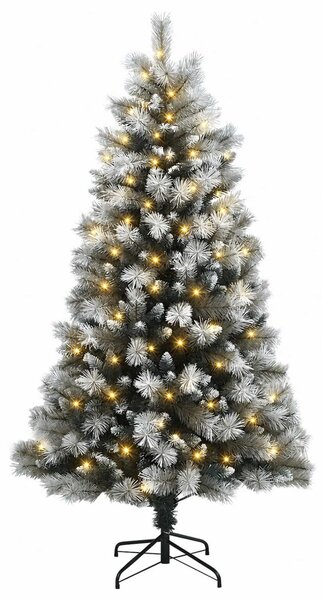 Műanyag Hajtogatós Karácsonyfa 120 cm 150 LED Meleg fehér