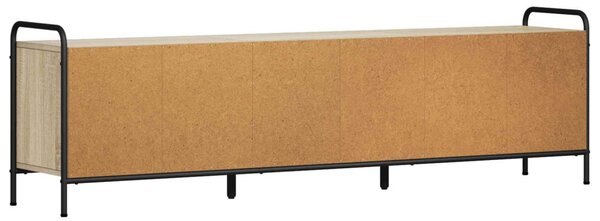 TV szekrény 146 x 33 x 50 cm Sonoma Tölgy Szerelt Fa