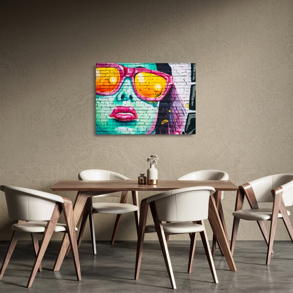Kép - Falfirka (üvegen) (70x50 cm)