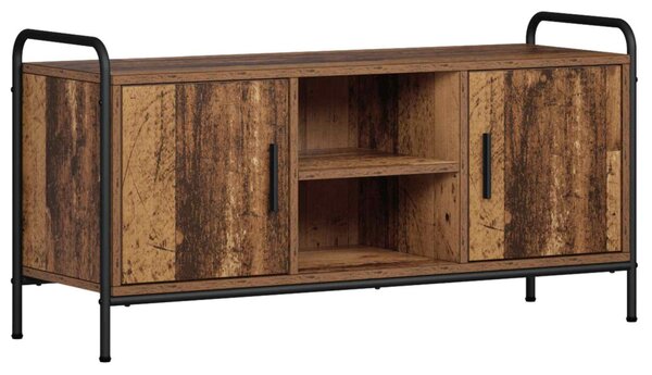 TV szekrény 99 x 33 x 50 cm Antik Fa Szerelt Fa