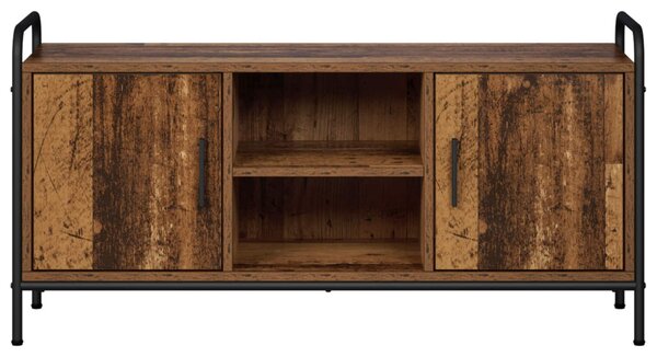 TV szekrény 99 x 33 x 50 cm Antik Fa Szerelt Fa