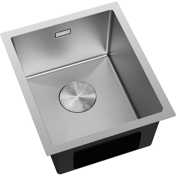 Mexen Trixo acél mosogató 1-medencés 370 x 440 mm, inox - 6412371000-01