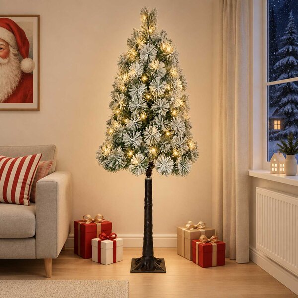 Műanyag Hajtogatós Karácsonyfa 120 cm 150 LED Meleg fehér