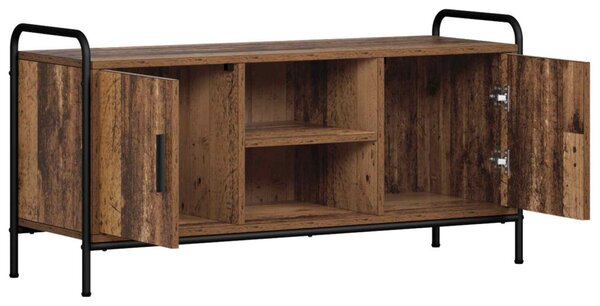 TV szekrény 99 x 33 x 50 cm Antik Fa Szerelt Fa