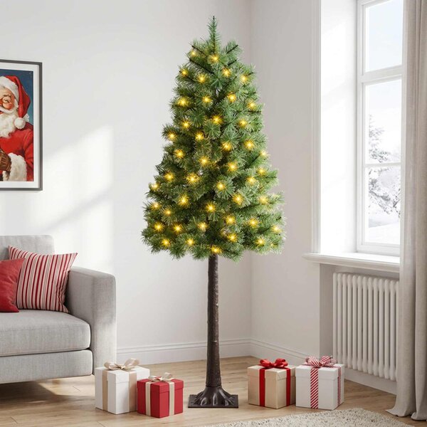 Műanyag Hajtogatós Karácsonyfa 120 cm 150 LED Meleg fehér
