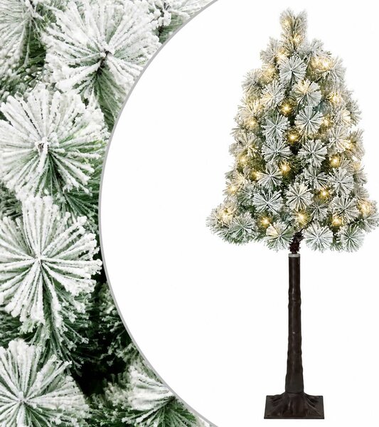 Műanyag Hajtogatós Karácsonyfa 120 cm 150 LED Meleg fehér