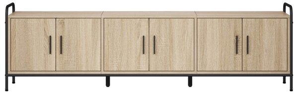 TV szekrény 146 x 33 x 50 cm Sonoma Tölgy Szerelt Fa