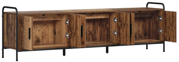 TV szekrény 146 x 33 x 50 cm Antik Fa Szerelt Fa