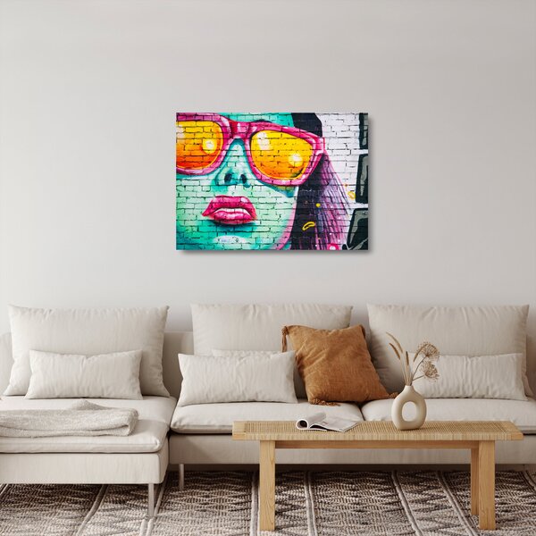 Kép - Falfirka (üvegen) (70x50 cm)