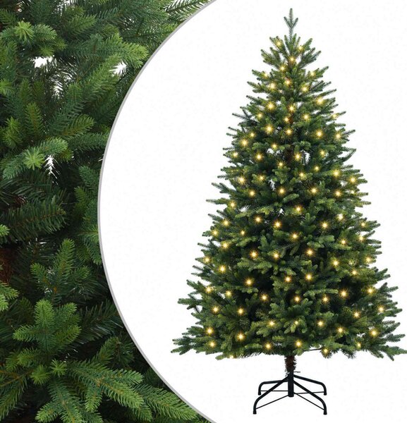 Műanyag Hajtogatós Karácsonyfa 120 cm 150 LED Meleg fehér