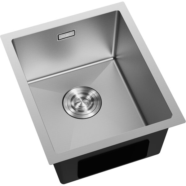 Mexen Trixo acél mosogató 1-medencés 370 x 440 mm, inox - 6412371000-01