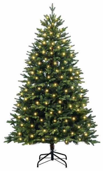 Műanyag Hajtogatós Karácsonyfa 120 cm 150 LED Meleg fehér